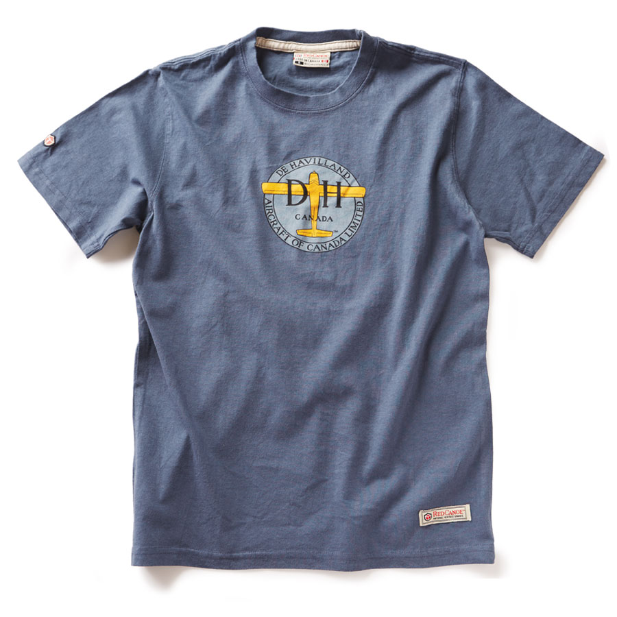 de Havilland Tシャツ, ウォッシュドブルー