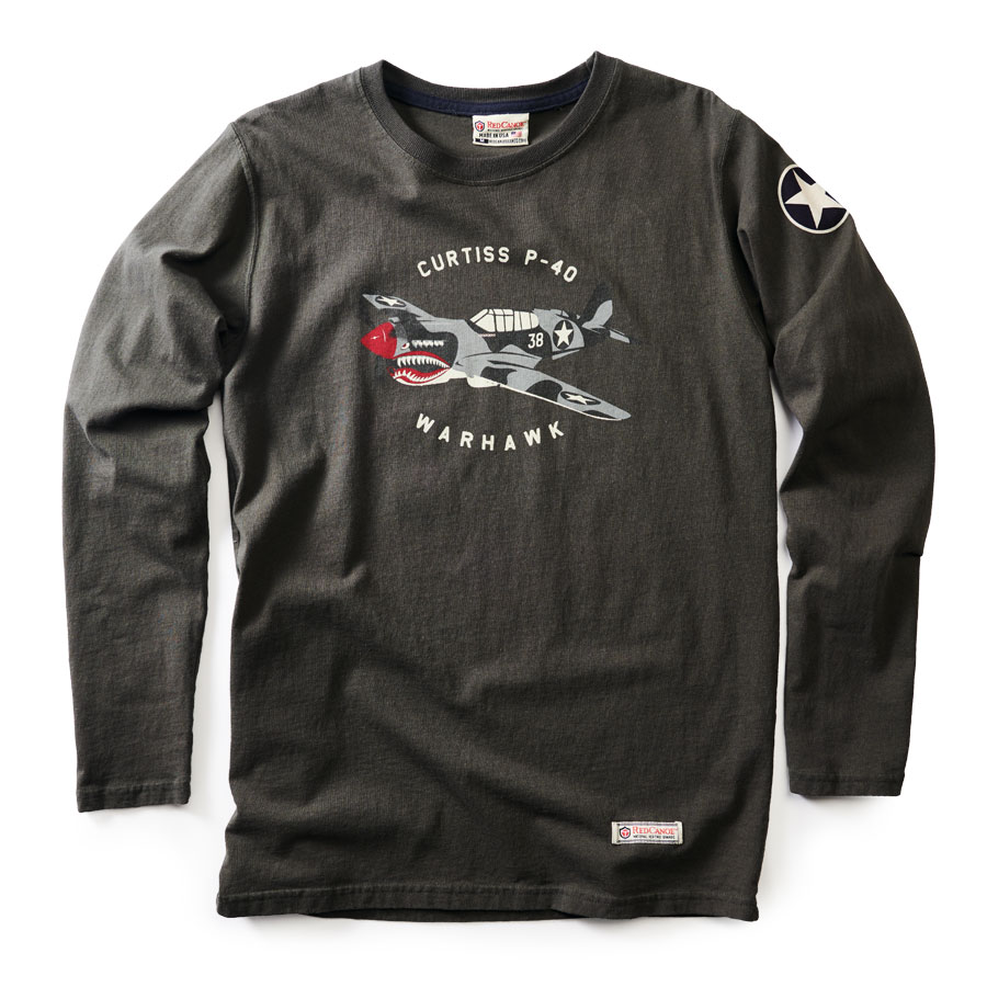 P-40 Warhawk 長袖Tシャツ