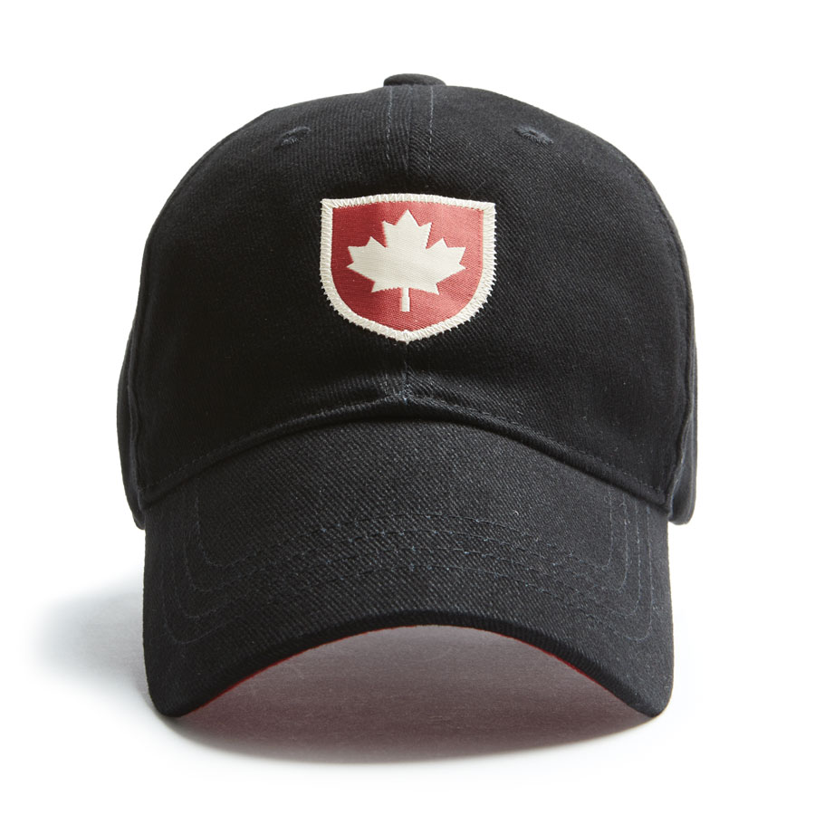 Canada Shield キャップ, ブラック